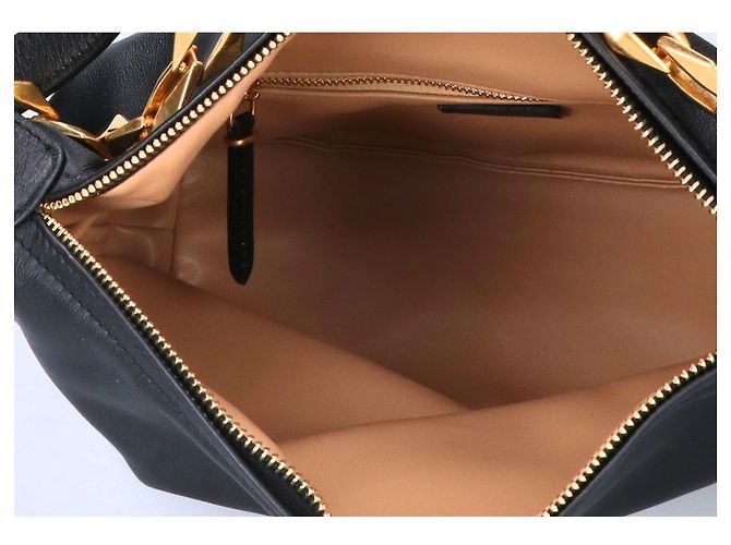 Borsa a spalla Jimmy Choo Diamond Soft Hobo S Nero - vista 6