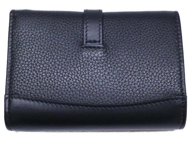 Miu Miu Leder Tri-fold Geldbörse Schwarz - Ansicht 6