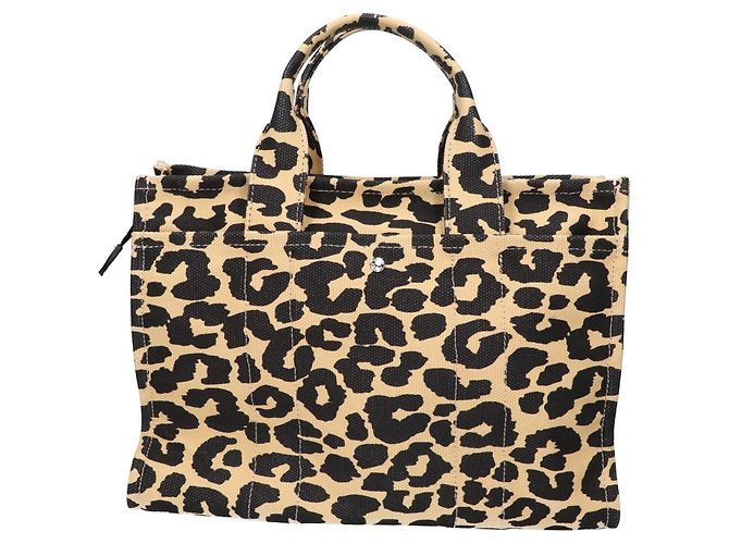 COACH CP770 Leopard Cargo Tote Beige - vue 3