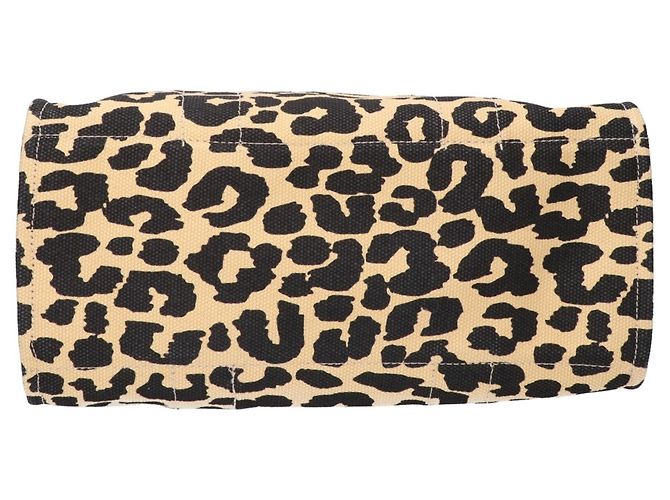 COACH CP770 Leopard Cargo Tote Beige - vue 5