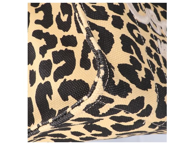 COACH CP770 Leopard Cargo Tote Beige - vue 7