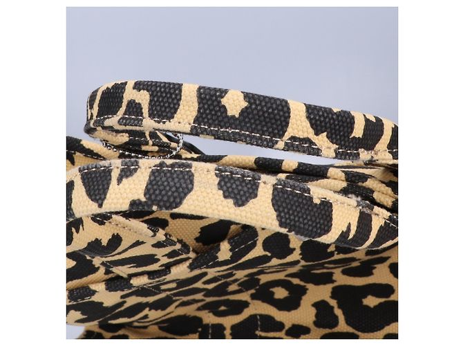 COACH CP770 Leopard Cargo Tote Beige - vue 8