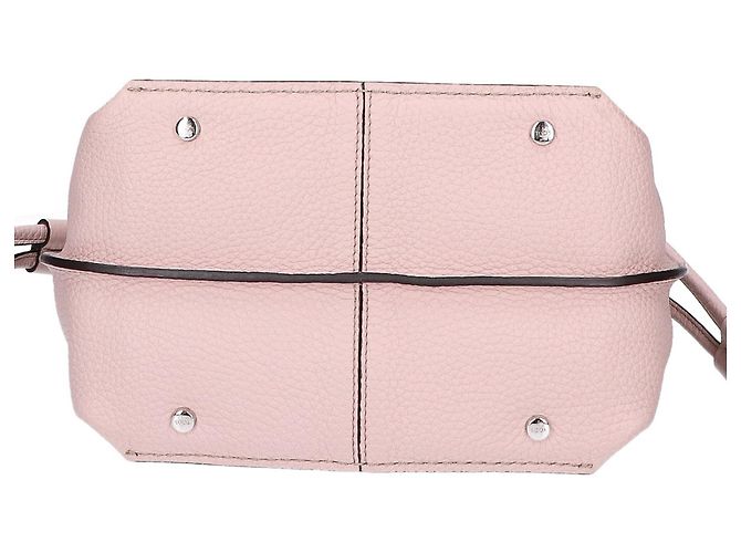 Borsa bucket in pelle Tod's T-Timeless Rosa - vista 5