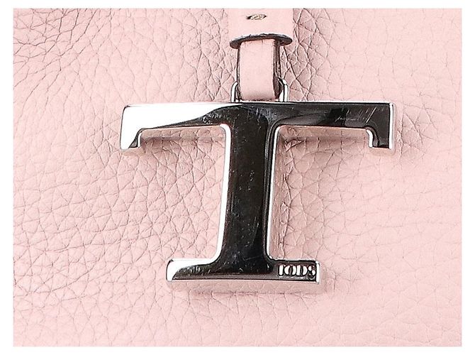 Borsa bucket in pelle Tod's T-Timeless Rosa - vista 8