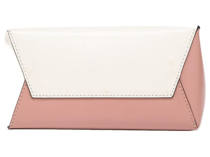Borsa Tote Mini in Pelle Marni Museo Nero Rosa Bianco - vista 5