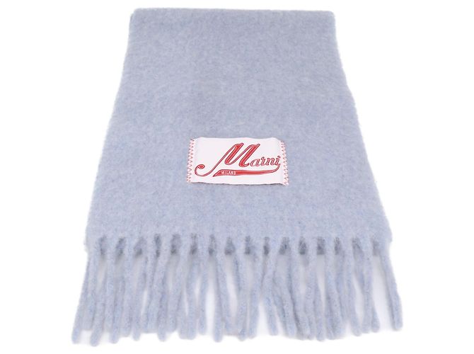 Estola de alpaca azul claro Marni - vista 2
