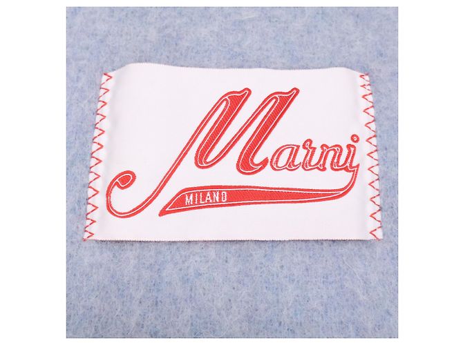Estola de alpaca azul claro Marni - vista 5