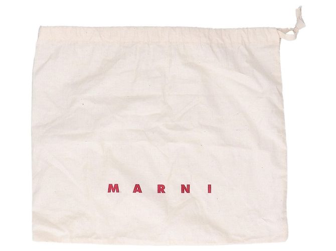 Marni Museo Soft Nano Schultertasche Braun Roh Khaki - Ansicht 7