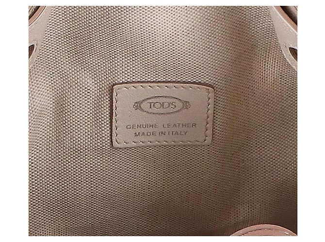 Borsa Bucket 2-Way in pelle traforata TOD'S - White Bianco - vista 7