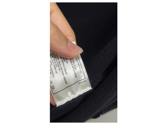 Timeless Chanel Chaqueta de Punto de Algodón Azul Marino Azul oscuro - vista 10