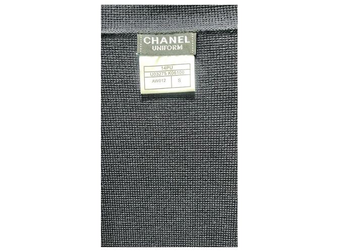 Timeless Chanel Chaqueta de Punto de Algodón Azul Marino Azul oscuro - vista 5