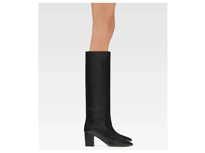 Botas altas de piel negra Paris Texas Anja Boot 70 Negro - vista 7