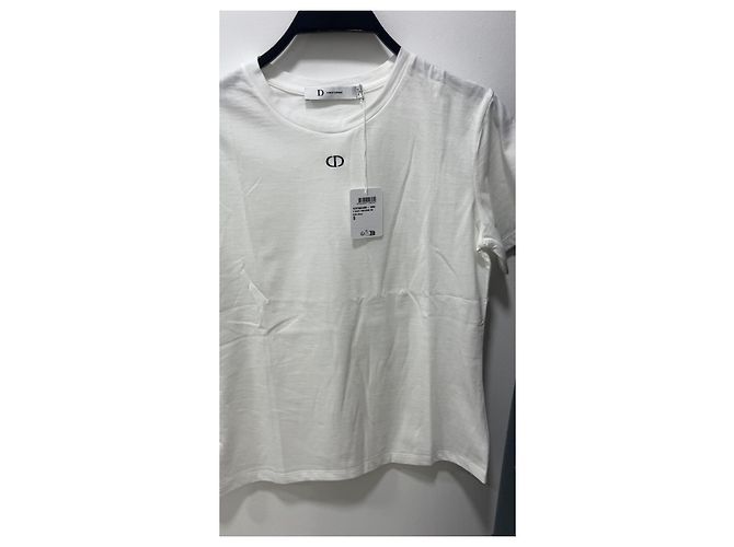 Camiseta Christian Dior Uniforme de algodón blanco - vista 10