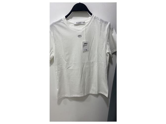 Camiseta Christian Dior Uniforme de algodón blanco - vista 13