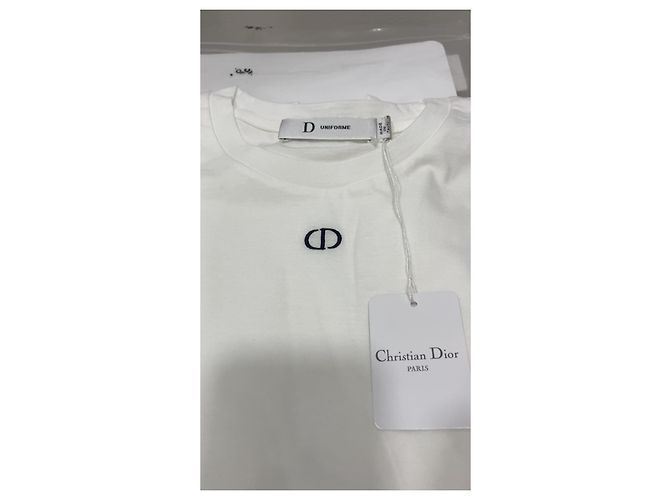 Camiseta Christian Dior Uniforme de algodón blanco - vista 14