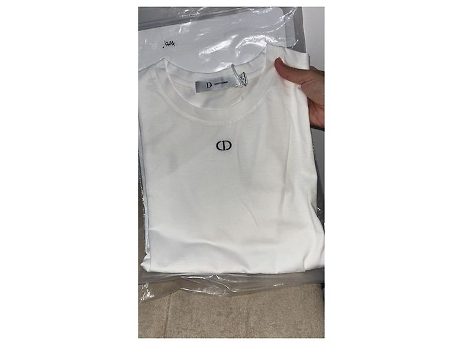 Camiseta Christian Dior Uniforme de algodón blanco - vista 17