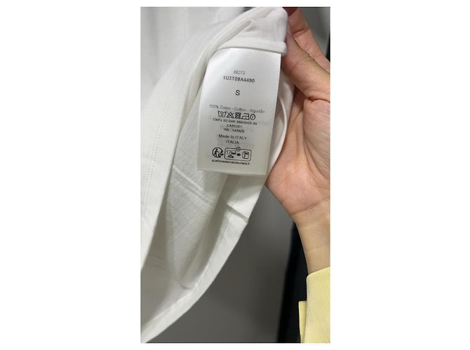 Camiseta Christian Dior Uniforme de algodón blanco - vista 5