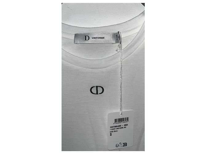 Camiseta Christian Dior Uniforme de algodón blanco - vista 8