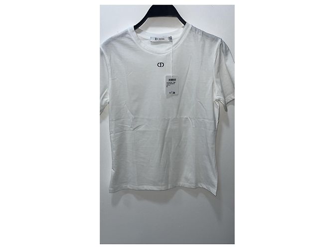 Camiseta Christian Dior Uniforme de algodón blanco - vista 9