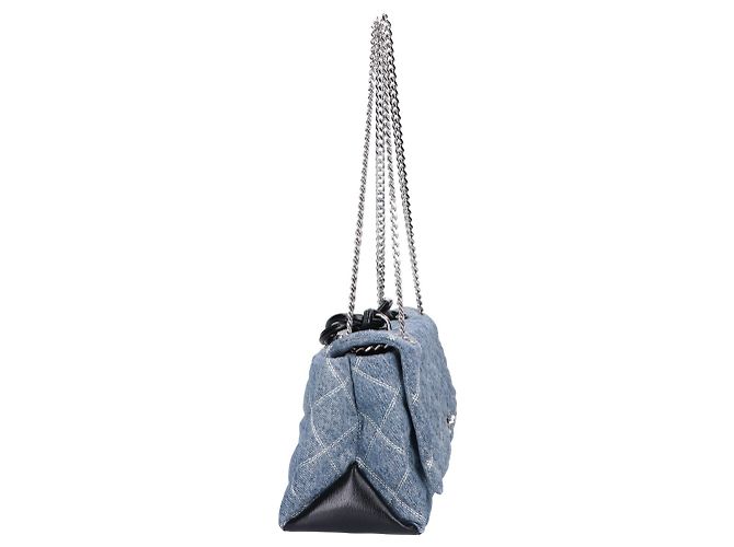 Bolsa Dupla em Denim Acolchoado por Marc Jacobs - vista 2