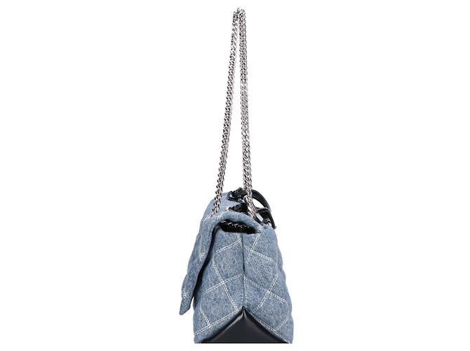 Bolsa Dupla em Denim Acolchoado por Marc Jacobs - vista 4