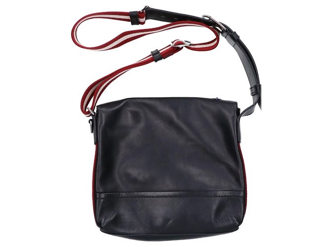 Sac à épaule en cuir Bally Noir - vue 3