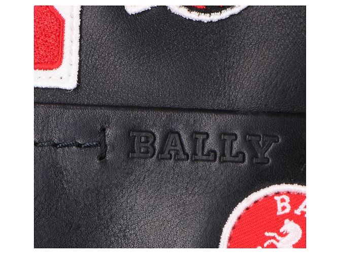 Sac à épaule en cuir Bally Noir - vue 7