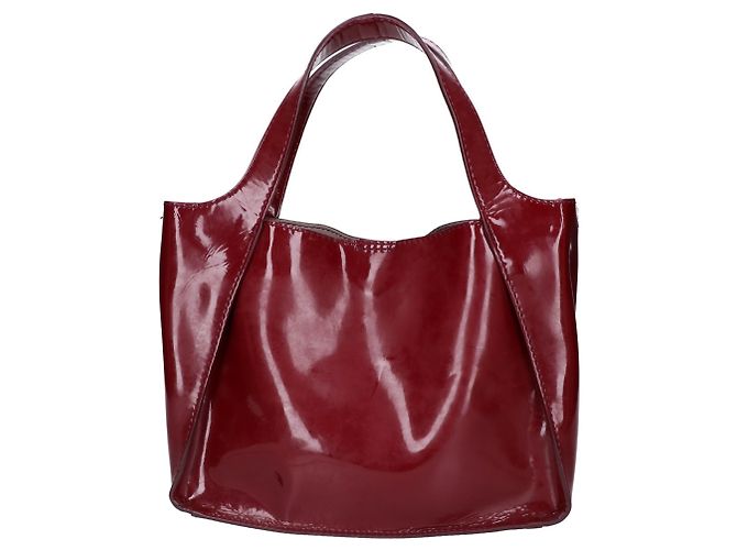 Stella Mc Cartney Borsa Tote Stella McCartney con logo traforato Bordò - vista 4
