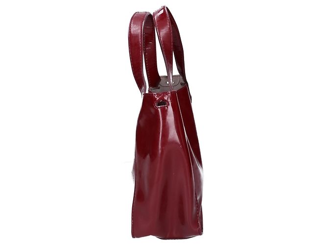 Stella Mc Cartney Borsa Tote Stella McCartney con logo traforato Bordò - vista 5