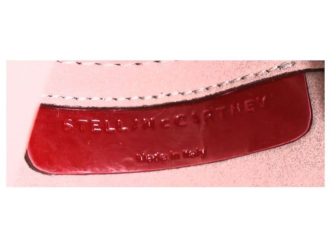 Stella Mc Cartney Borsa Tote Stella McCartney con logo traforato Bordò - vista 8