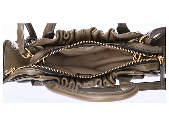 Marc Jacobs Christina Small Satchel Handtasche Khaki - Ansicht 6