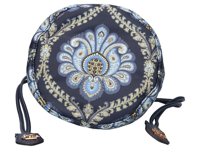 Bolsa con cordón ETRO estampado Paisley Castaño Azul - vista 5