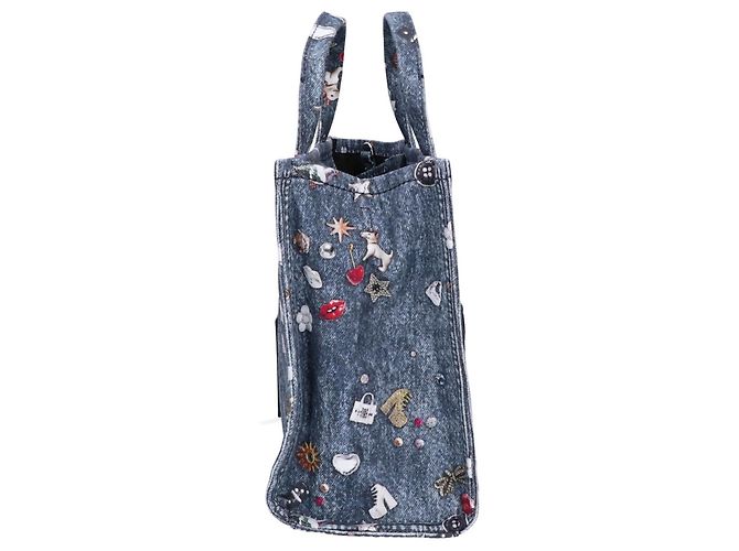 Borsa Tote Medium Marc Jacobs Trompe Loeil Trinket Multicolore - vista 4