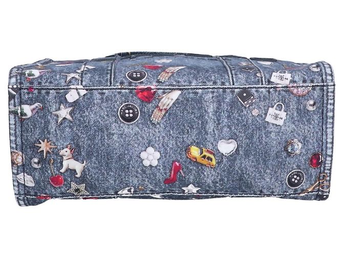 Borsa Tote Medium Marc Jacobs Trompe Loeil Trinket Multicolore - vista 5