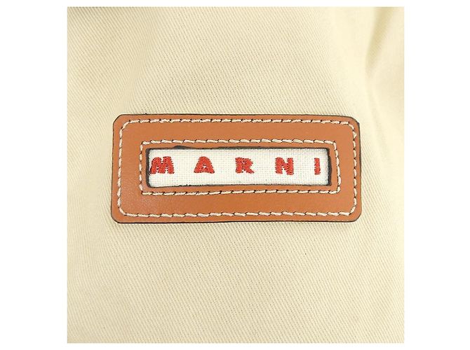 Picca borsa secchiello Marni con stampa leopardata Marrone - vista 6