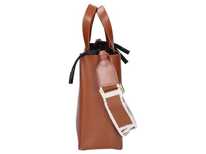 Borsa Tote Museo Mini 2-Way Marni Marrone - vista 2
