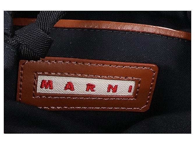 Borsa Tote Museo Mini 2-Way Marni Marrone - vista 7