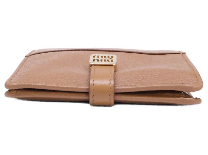 Miu Miu Bi-fold Wallet in Caramel - Ansicht 5