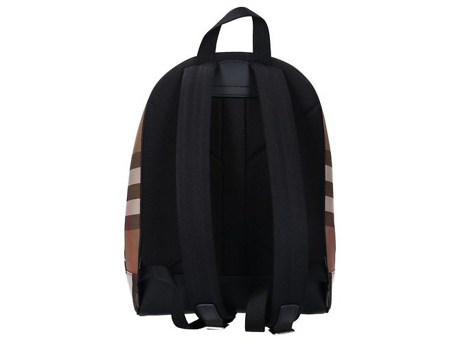 Burberry 8084550 Jeff Check Backpack Marrone - vista 3