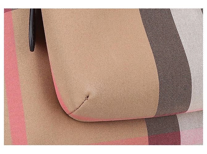 Burberry 8084550 Jeff Check Backpack Marrone - vista 8