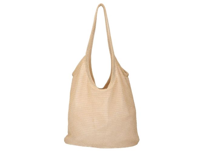 Miu Miu Ivy Raffia-Effekt x Leinen Tote Bag - Ansicht 3