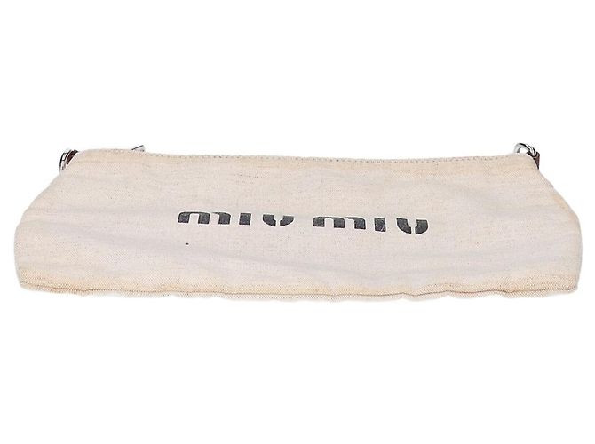 Miu Miu Ivy Raffia-Effekt x Leinen Tote Bag - Ansicht 7