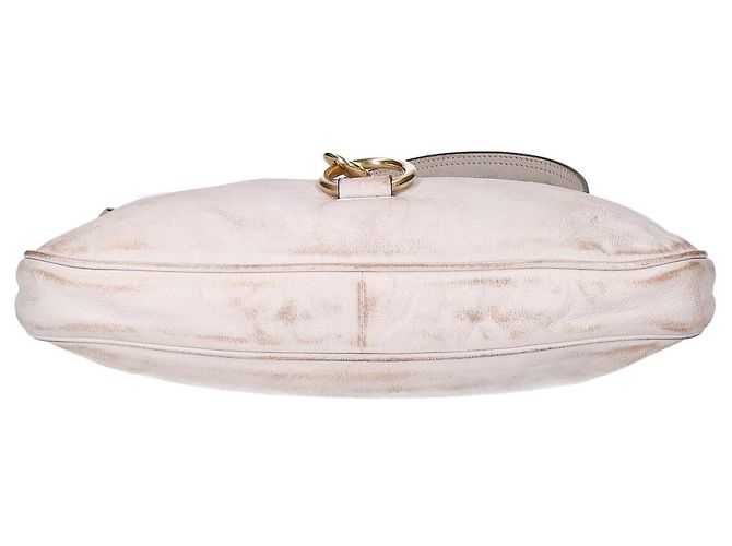 Miu Miu Vintage-Processed Leather Shoulder Bag - view 5