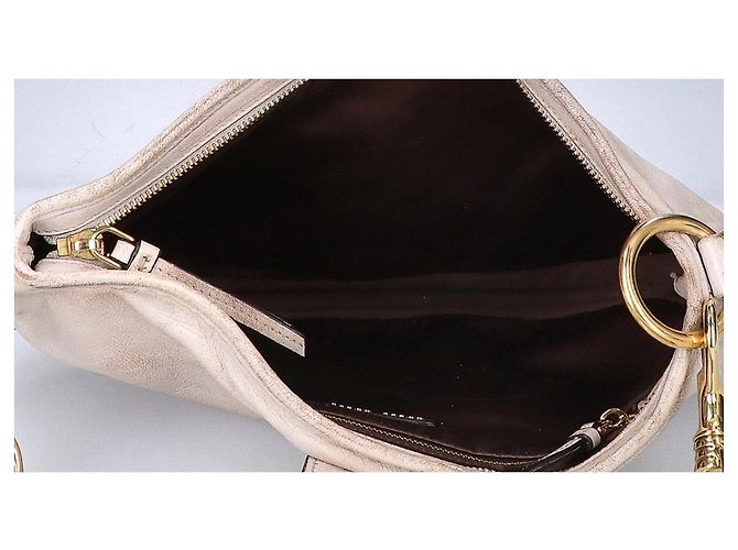 Miu Miu Vintage-Processed Leather Shoulder Bag - view 6