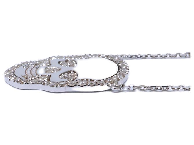 Autre Marque Collana Teschio Lucien Pellat-Finet 750WG D'oro - vista 3