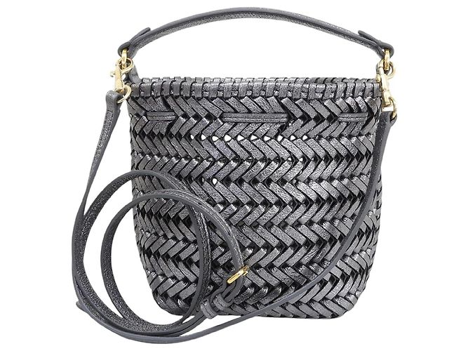 Anya Hindmarch Neeson Tiny Borsa a tracolla 2-Way Metallico - vista 2