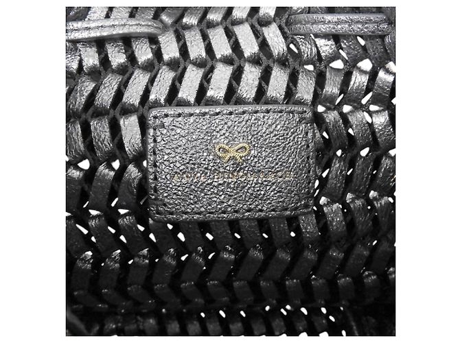 Anya Hindmarch Neeson Tiny Borsa a tracolla 2-Way Metallico - vista 6