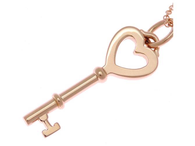 Autre Marque Collana Mini Cuore Chiave da Donna Tiffany & Co. 750PG - vista 3