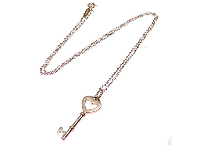 Autre Marque Collana Mini Cuore Chiave da Donna Tiffany & Co. 750PG - vista 8
