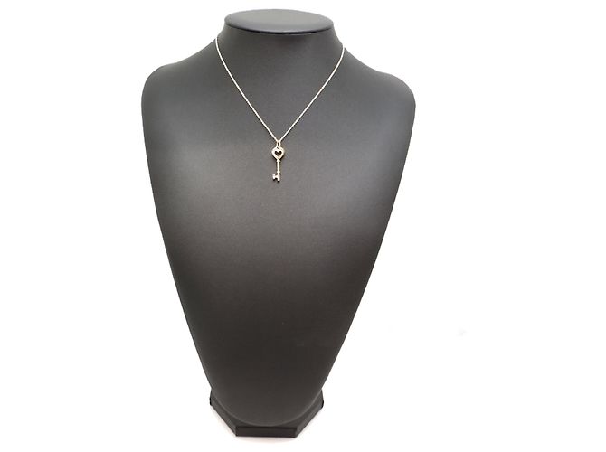 Autre Marque Collana Mini Cuore Chiave da Donna Tiffany & Co. 750PG - vista 9